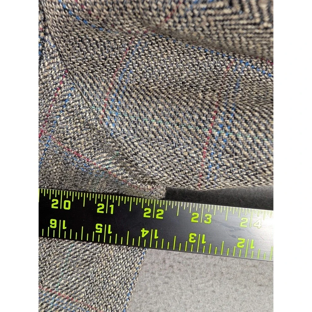 Botany 500 Houndstooth Sport Coat Men's 42R‎ Pure Silk Tweed Preppy Made in USA